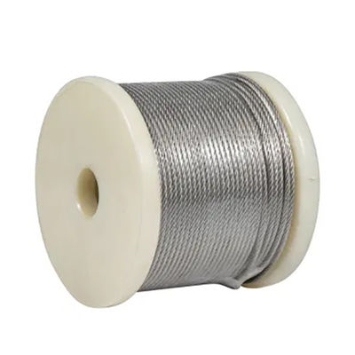 Un buen precio. 1/16'-5/16' 8X7 FC 8X7 1X19 Tipo 316 Cable de acero inoxidable para proyectos de construcción en línea