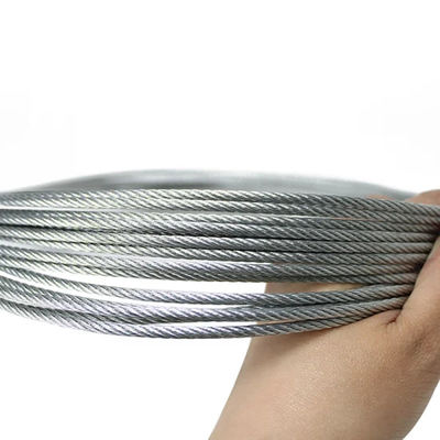 Un buen precio. Cables de acero galvanizado de acero al carbono de grado 4x31 8,3 mm para plataforma suspendida en línea