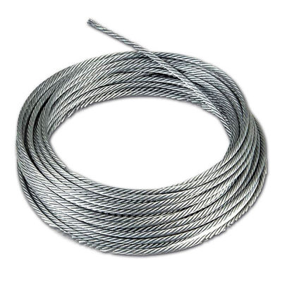 Un buen precio. 6x26 iwrc/6*26 Cuerdas de alambre de acero galvanizado compactadas y trenzadas 1' 7/8' para el grado de acero en línea