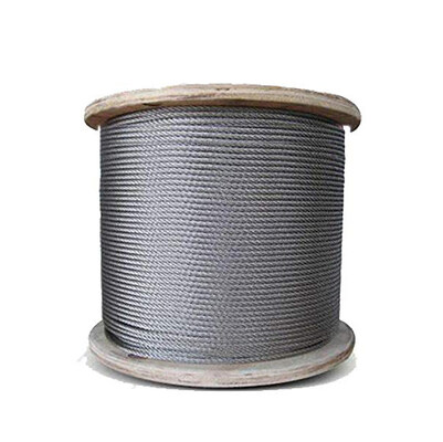 Un buen precio. Cable de acero inoxidable AISI 316 304 7x7 7x19 para instalación y construcción de balaustradas en línea