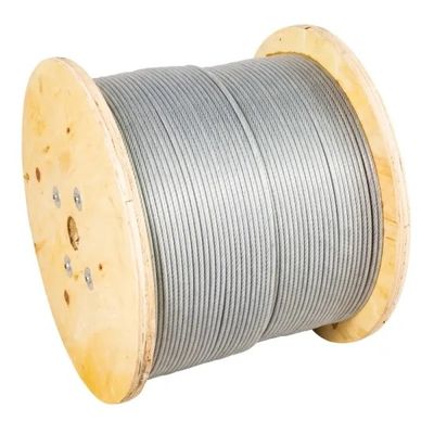 Un buen precio. 7/10 BS 183 Cable de comunicación de alambre de acero galvanizado 7/3.25 mm para asta de bandera en línea
