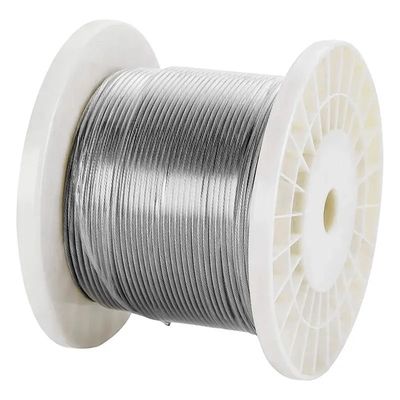 Un buen precio. Cuerdas de alambre de 6x19 FC para pesca/elevación/agricultura, hechas de acero inoxidable de tipo 316 en línea