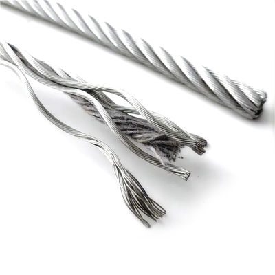 Un buen precio. Cables de acero galvanizados 6X19 Seale IWRC para el servicio de procesamiento de gránulos de carbón en línea
