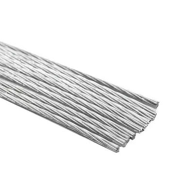 Un buen precio. Cuerdas de alambre de acero inoxidable 1 6 12 18 sin revestimiento 6x37 FC 6x37 IWRC para cables en línea