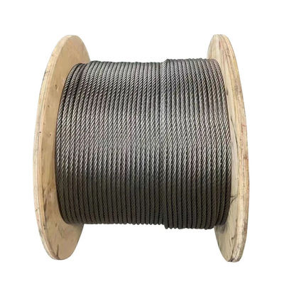 Un buen precio. 8x19S FC cuerda de alambre de acero galvanizado de alu-zinco sin galvanizado para máquina de ranura de perforación de auge en línea