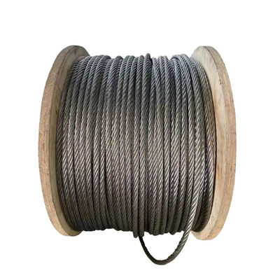 Un buen precio. Núcleo de acero 8x19S FC 8x19S Corda de alambre de acero inoxidable IWRC para máquina de ranura de perforación de auger en línea
