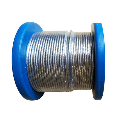Un buen precio. 6X12 3 9 1X12 3 9 Cuerdas de alambre galvanizadas Cable de acero con acero inoxidable de grado de acero en línea