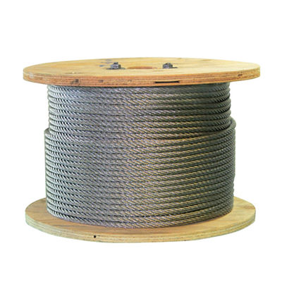 Un buen precio. 7X19 9mm de acero inoxidable galvanizado cable de cuerda de alambre para la línea de ropa y certificado ISO en línea