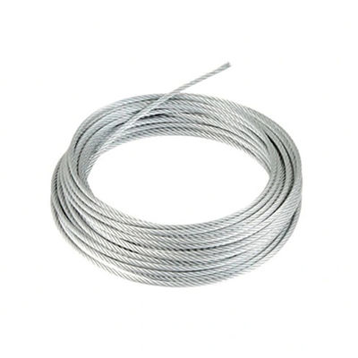 Un buen precio. Cables de acero galvanizado de alta resistencia 316 1 * 37 4,8 mm para acero de conducción en frío en línea