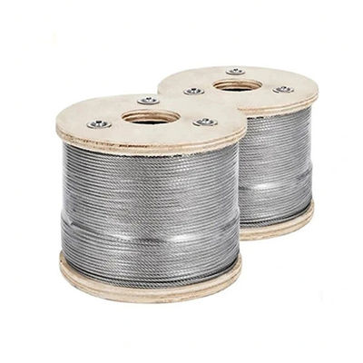 Un buen precio. Cable de alambre de acero galvanizado de acero inoxidable de grado 6X36 para amarre de tornos y anclaje en línea