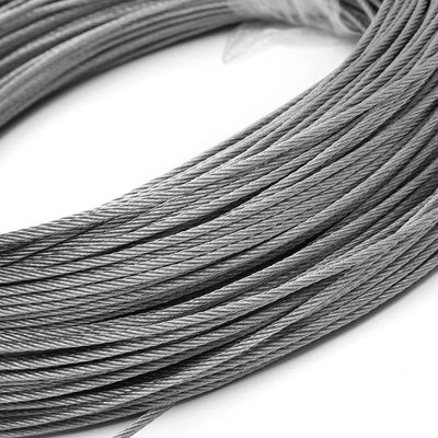 Un buen precio. 6.3mm 6X19 S Seale 1770 MPa Governador de ascensor galvanizado de cable de alambre de acero en línea
