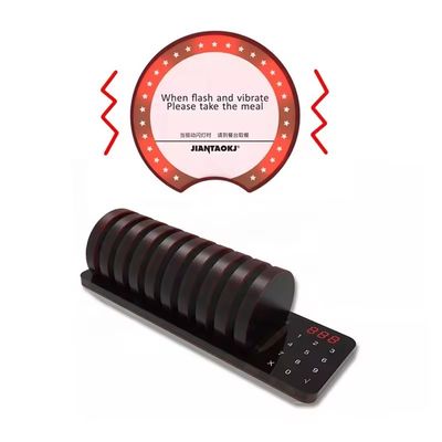 Un buen precio. Servicio de huéspedes inalámbrico de 433MHz sistema de buscador vibratorio a prueba de agua y buscador de mesa de restaurante en línea