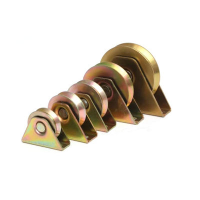 Un buen precio. Rodillo de polea de rueda triangular trapezoidal para puerta corredera en línea