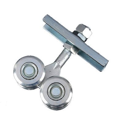 Un buen precio. Rueda de rodillos de puertas revestidas con zinc, funcionamiento estable, rodillos de puertas y ventanas en línea