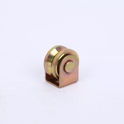 Un buen precio. V en forma de ranura puerta corredera rueda de color de acero revestido de zinc polea puerta corredera polea accesorios de puertas de rodillos en línea