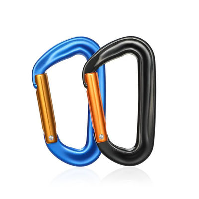 Un buen precio. Carabinero de aluminio 12kN Cerradura de tornillo para equipo de escalada de gimnasio en la industria pesada en línea