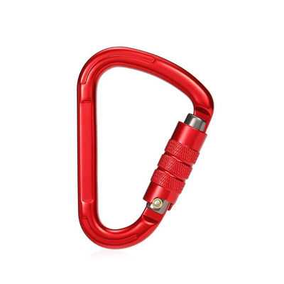 Un buen precio. Industria pesada Color personalizado de aviación de aluminio 7075 Carabiner para deportes de aventura en línea