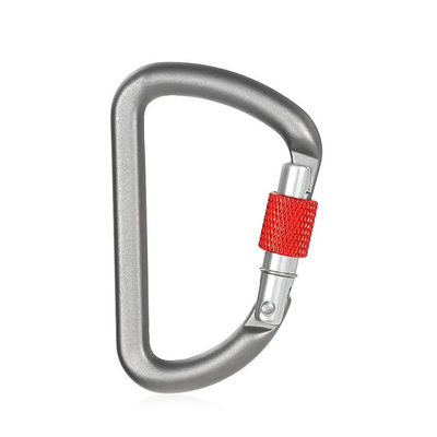 Un buen precio. Carabiner de escalada con gancho de resorte en forma de D de aluminio para actividades al aire libre y senderismo en línea