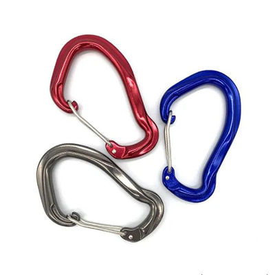 Un buen precio. 12KN Aluminio Snap Hook Herramienta esencial para los entusiastas del aire libre Carabiner de aluminio en línea