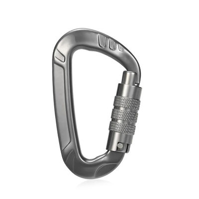 Un buen precio. 12KN de aluminio para acampar Carabiner Snap Hook para la escalada OEM aceptado en línea