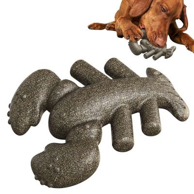 Un buen precio. Juguete de mascar para perros de langosta ultra-resistente para poder masticar en línea