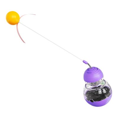 Un buen precio. Dispensación de golosinas ajustable y bola ligera interactiva gourmet calabaza juguete para gatos en línea