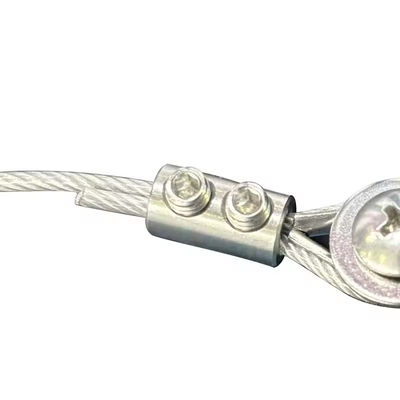 Un buen precio. Fabrica de suministro de acero inoxidable cable clip 316 12mm clip de alta precisión cable clip en línea