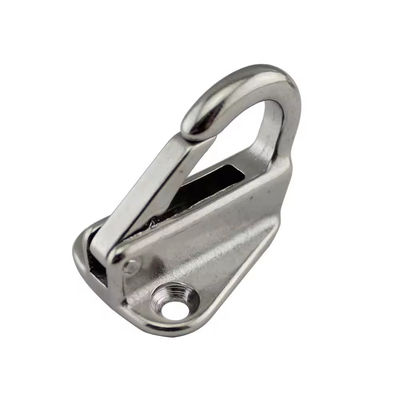 Un buen precio. Bracket de guardabarros marinos de acero inoxidable de resorte bloqueado gancho de guardabarros Snap gancho de guardabarros enganchar cuerda remolcador de vela de barco en línea