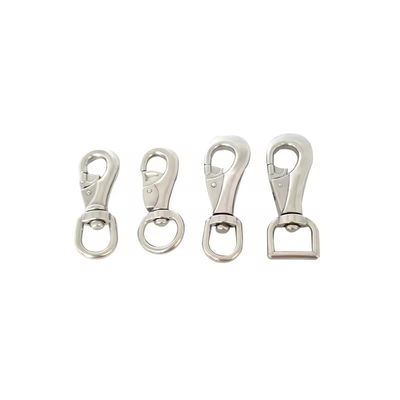 Un buen precio. Alta calidad de acero inoxidable Bull Snap Hook Ojo giratorio de grado marino en línea