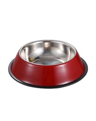 Un buen precio. Un elegante cuenco de acero inoxidable perfecto para alimentar a tu compañero peludo en línea