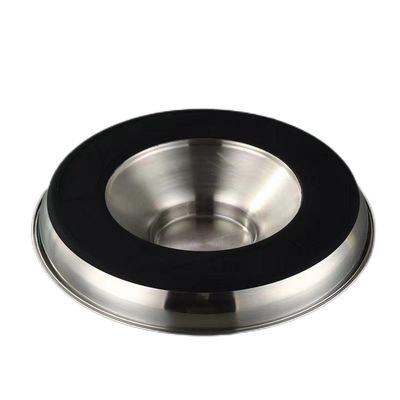 Un buen precio. Cuenco para mascotas de acero inoxidable para cachorros de silicona sin resbalón en línea