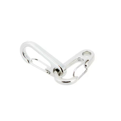 Un buen precio. Mini gancho de acero inoxidable Clip Carabiner Snap gancho para llavero en línea