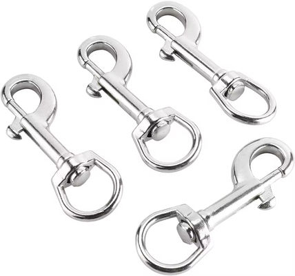 Un buen precio. Acero inoxidable perno giratorio gancho de rescate clip oval gancho giratorio de rescate en línea