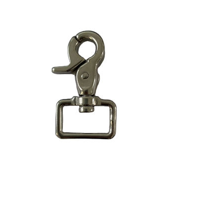 Un buen precio. Carabiner de anillo cuadrado de acero inoxidable con gancho giratorio para bolso en línea