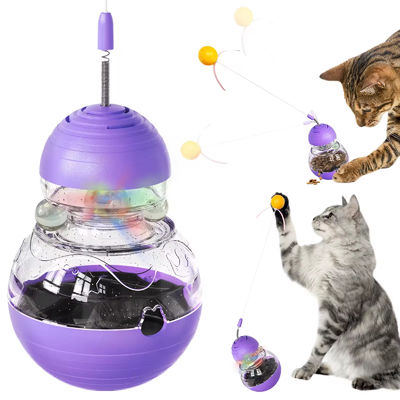 Un buen precio. Accesorios para gatos Teaser Stick juguete alimentador de mascotas Interactivo juguete para gatos en línea