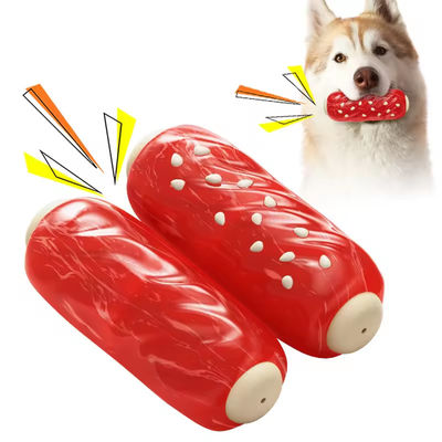 Un buen precio. Color personalizable Productos para mascotas Resistente al sonido Resistente a la presión Rodas de molienda juguetes para perros en línea