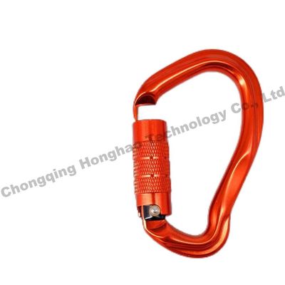 Un buen precio. Carabiner de aleación de aluminio de forma única bloqueo automático 23KN para la aventura de escalada al aire libre en línea