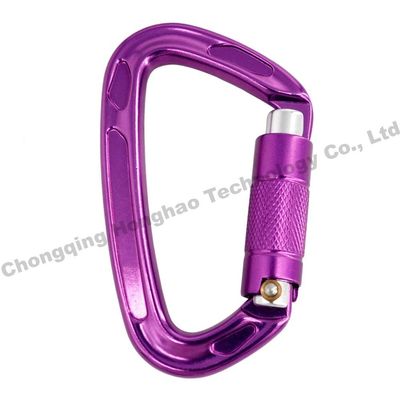 Un buen precio. 22KN D Forma Auto Bloqueo Alta resistencia de aleación de aluminio Seguridad de escalada Carabiner Hardware en línea