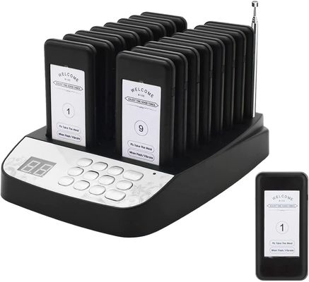 Un buen precio. 800m de distancia inalámbrica Sistema de paging de plástico ABS para operaciones de restaurantes simplificadas en línea