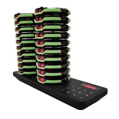 Un buen precio. Revolucionario sistema de búsqueda de fila para los huéspedes de la sala de comidas 83mm*83mm*15mm 1000m de cobertura en línea
