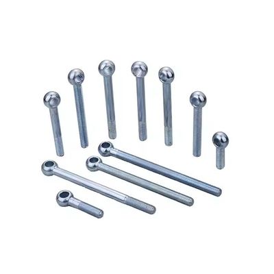 Un buen precio. Zinc Acero de carbono galvanizado DIN 444 Cerrojos de ojo de precisión forjado Cerrojo de ojo de balanceo Cerrojo de sujeción mecánica en línea