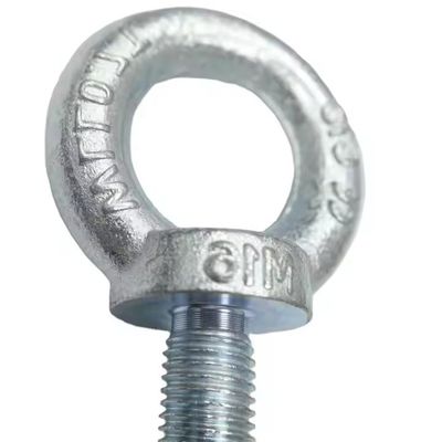 Un buen precio. Zinc acabado DIN 580 estándar M16 tamaño métrico perno del ojo acero al carbono para el levantamiento de objetos pesados en línea