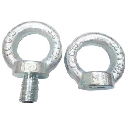 Un buen precio. Zinc Finish Eye Bolt Eye Screw M6-M36 Anillo de elevación de acero al carbono con galvanizado DIN580 en línea