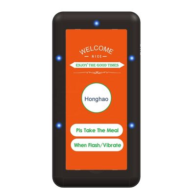 Un buen precio. Comunicación Logotipo personalizado Impreso Restaurante inalámbrico de invitados Pager de montaña para 500m de área abierta en línea