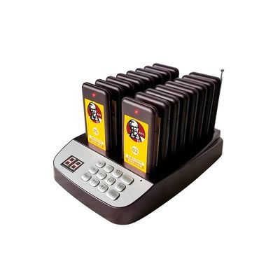 Un buen precio. Sistema de gestión de colas Pager de montaña inalámbrica con alcance de 800 m y material plástico ABS en línea