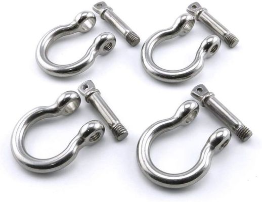 Un buen precio. Industria general Accesorios de cuerda de alambre de acero inoxidable Encaje de forma de arco con clavija en línea