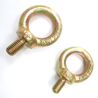 Un buen precio. Zinc Finish Drop Forjado JIS1168 Galvanizado Tipo de hombro Cerrojo para ojos para levantar la cabeza en línea