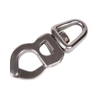 Un buen precio. Armadura de aparejos de acero inoxidable de liberación rápida, grilletes giratorios con gatillo en línea