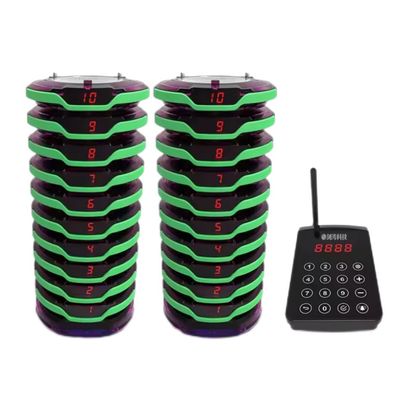 Un buen precio. Mejorar el servicio de su restaurante con pantalla táctil CoreLink Pager System y 20 pagers de montaña en línea