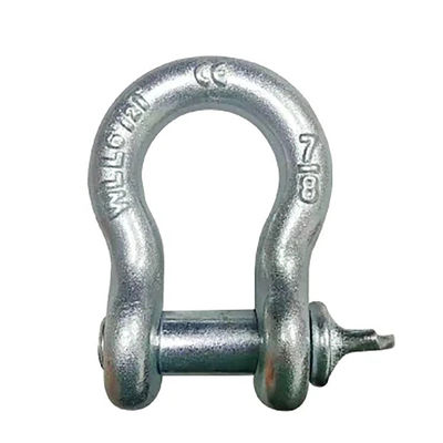 Un buen precio. Acero al carbono de alta resistencia G209 elevación de grilletes de arco con acabado galvanizado en línea